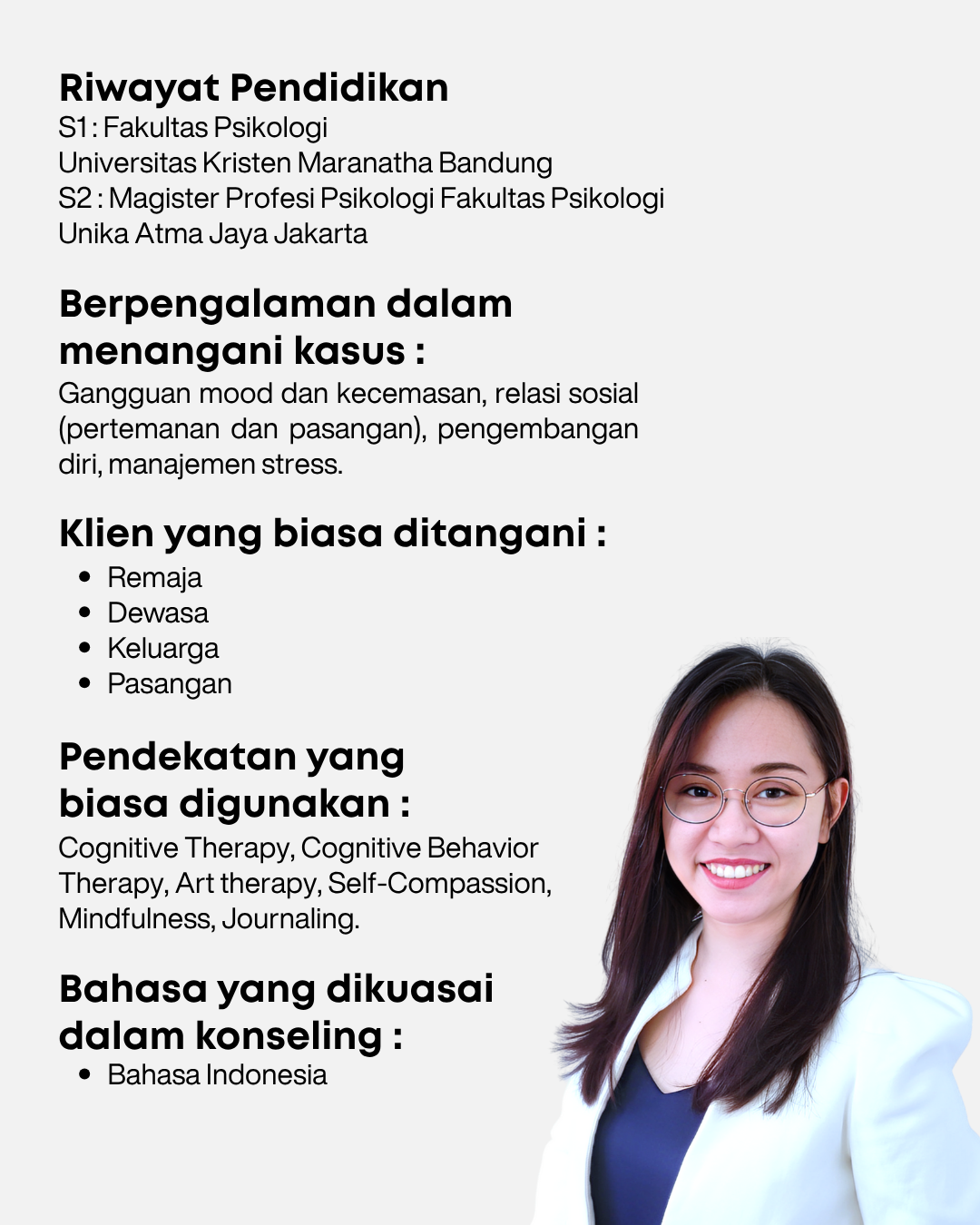 Foto 3 Brainspotting Therapy dengan Grace Indrawati, M. Psi., Psikolog